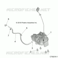 TREN, FRONT GEARCASE MOUNTING