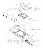 MOTOR, TOMA DE AIRE SYSTEM