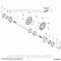 TREN, REAR AXLE