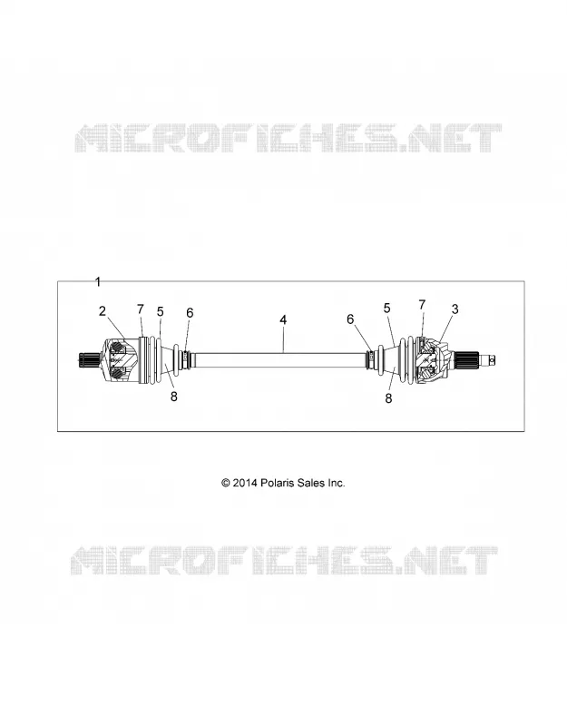 TREN, FRONT HALF SHAFT