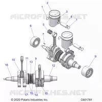 ENGINE, PISTON AND CIGUEÑAL