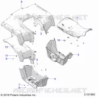 TRASERO CAB, SEAT AND FOOTWELLS