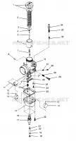 CARBURADOR 500 CARB 0962764, 500 CARB SKS 0962564,  EUROPEAN 500 CARB SKS E (4931873187D001)