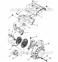 VENTILADOR CAJA   RETROCESO LITE 0963433, EURO LITE E963433 and LITE DELUXE 096 (4931663166C011)