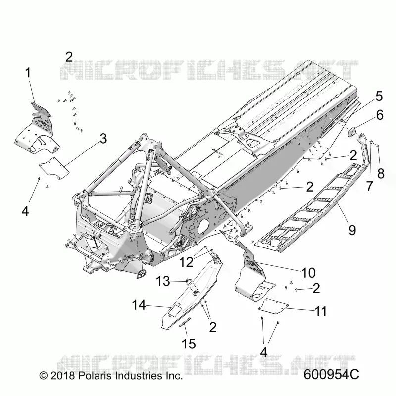 CHASSIS, PROTECCIÃ³N DEL EMBRAGUE/FOOTRESTS/RUNNING BOARDS