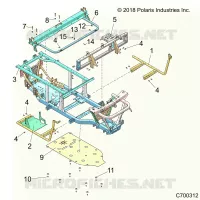 CHASSIS, BASTIDOR AND FRONT BUMPER