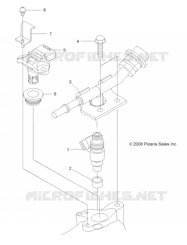 MOTOR, INYECTOR DE COMBUSTIBLE