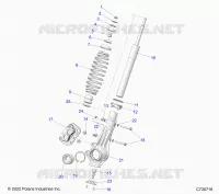 SUSPENSION, PUNTAL DELANTERO