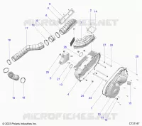 TREN, CLUTCH COVER AND DUCTING
