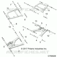 SUSPENSION TRASERA CONTROL ARMS