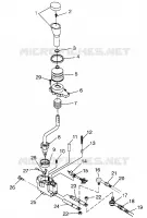 SELECTOR DEL TREN (400L) XPRESS 400L W97CA38C (4939603960C014)