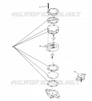 BOMBA DE COMBUSTIBLE ASSEMBLY SL 750 B944070 (4927012701031A)