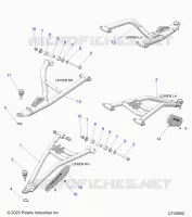 SUSPENSIÃ“N DELANTERA CONTROL ARMS
