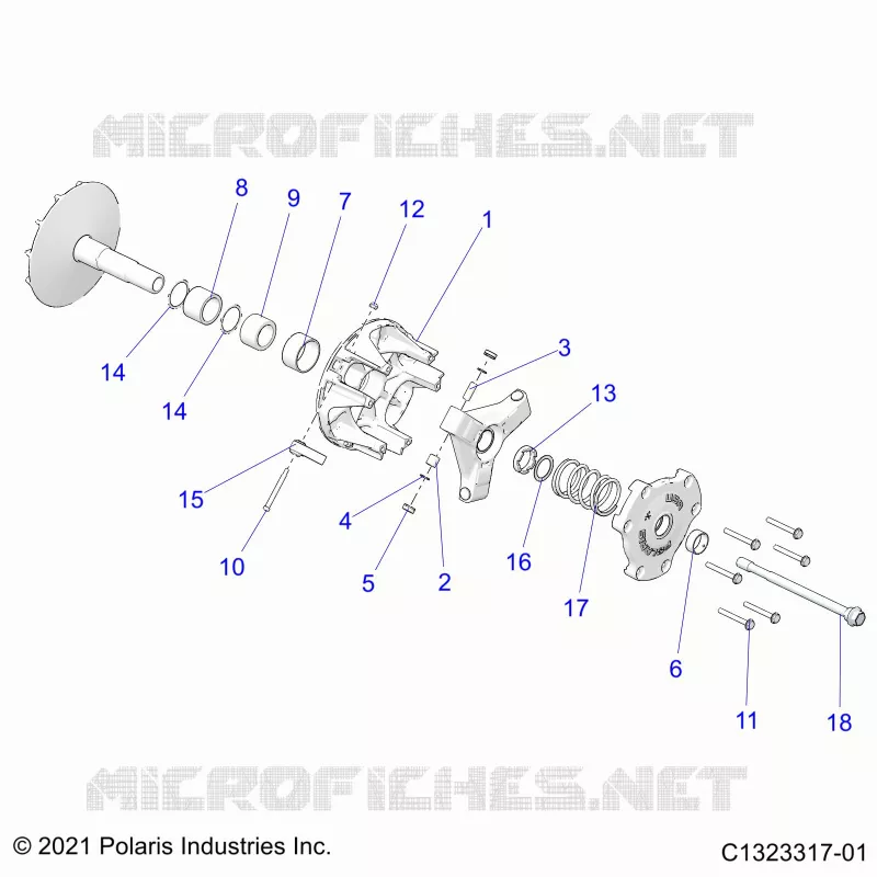 TREN, PRIMARY CLUTCH