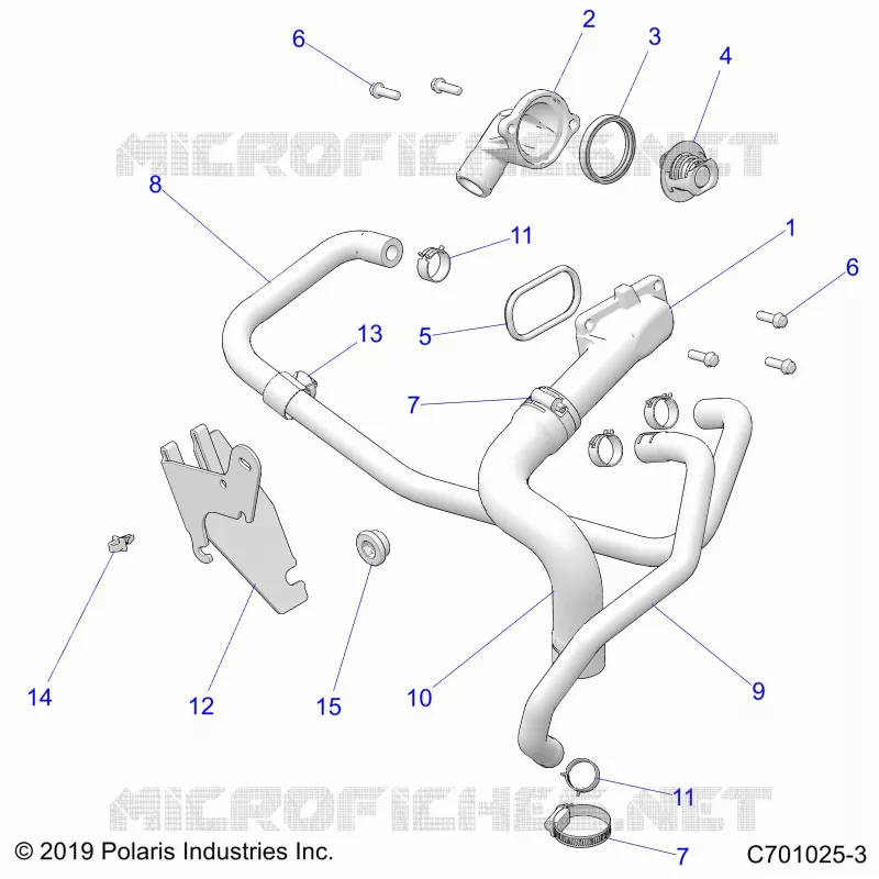 ENFRIAMIENTO, THERMOSTAT AND BYPASS