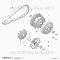 TREN, PRIMARY CLUTCH