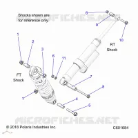 SUSPENSION, MONTAJE DE DESCARGA, REAR SUSP.