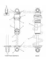 SUSPENSION, CHOQUE FRONTAL TRACK, MONOTUBE