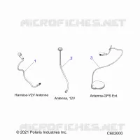 ELECTRICA, GPS HARNESS AND ANTENNA