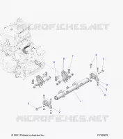 MOTOR, MOUNTING &amp; LONG BLOCK