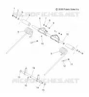 SUSPENSION, TRASERO ARM PAR AND PIVOT ARM