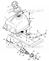 GASOLINA TANK Scrambler 400 W98BC38C (4947254725A013)