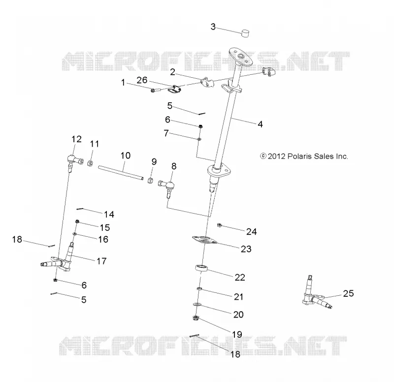 STEERING, MIEMBRO DE GOBIERNO AND TIE ROD ASM.