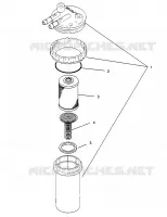 DESAGÜE ASSEMBLY SLX 780 B954287 (4933953395C008)
