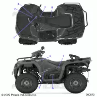 ETIQUETASS, GRAPHIC- A24SHE57FS/S57FS/CS/CP (900573)