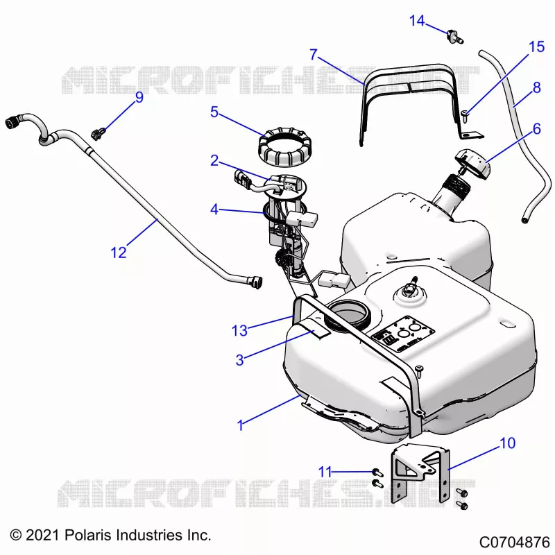 SISTEMA DE COMBUSTIBLE, FUEL TANK