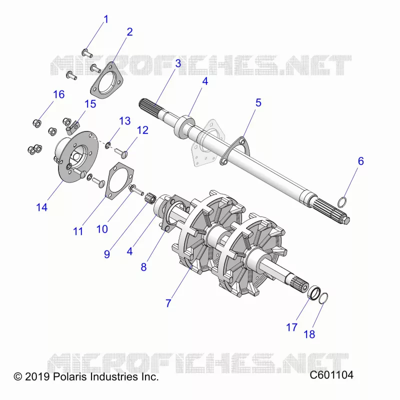 TREN, JACKSHAFT AND DRIVESHAFT