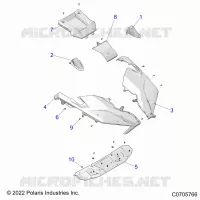 CAPUCHA AND FRONT FENDERS