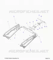 CHASIS, REAR RACK AND HITCH