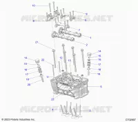 ENGINE, CULATA AND VALVES