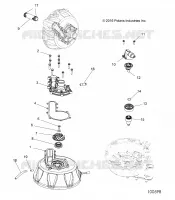 ENGINE, COOLING SYSTEM AND BOMBA DE AGUA