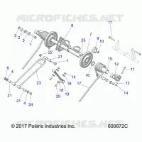 SUSPENSION, TRASERO ARM PAR