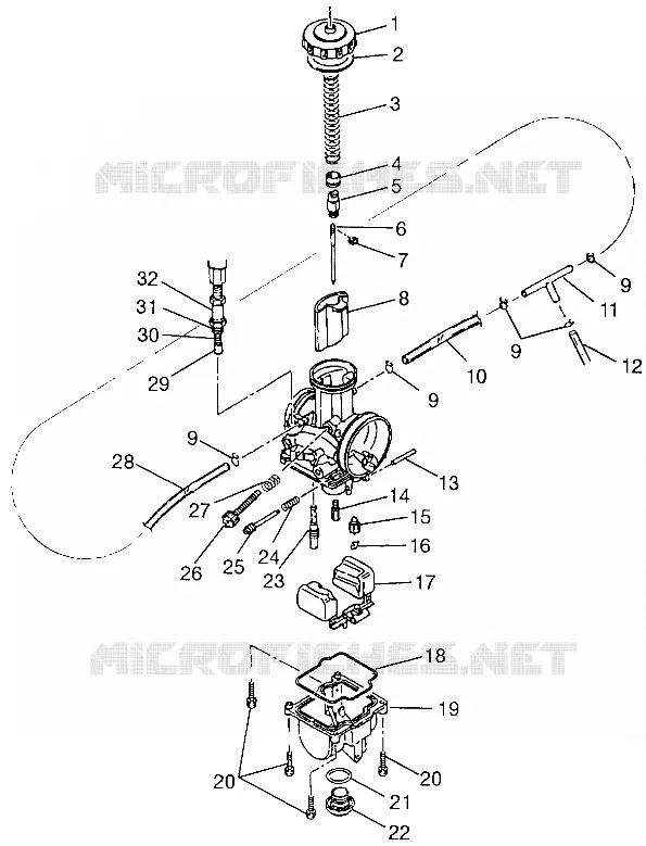 CARBURADOR 700 XC 0971766 (4941814181C010)