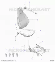 ASIENTO (PASSENGER) AND SEAT BELT MOUNTING