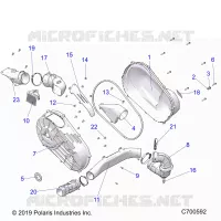 TREN, CLUTCH COVER AND DUCTING