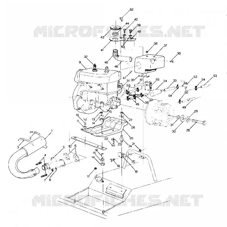 MONTAJE DEL MOTOR LTR (4914141414027A)