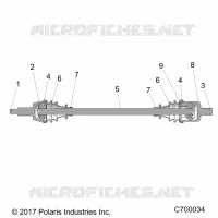 TREN, FRONT HALF SHAFT