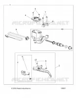 BRAKES, FRONT BRAKE LEVER AND CILINDRO MAESTRO