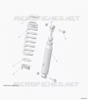 SUSPENSION, CHOQUE FRONTAL MOUNTING