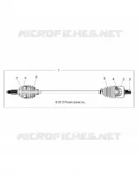 TREN, FRONT HALF SHAFT (OPTIONAL)