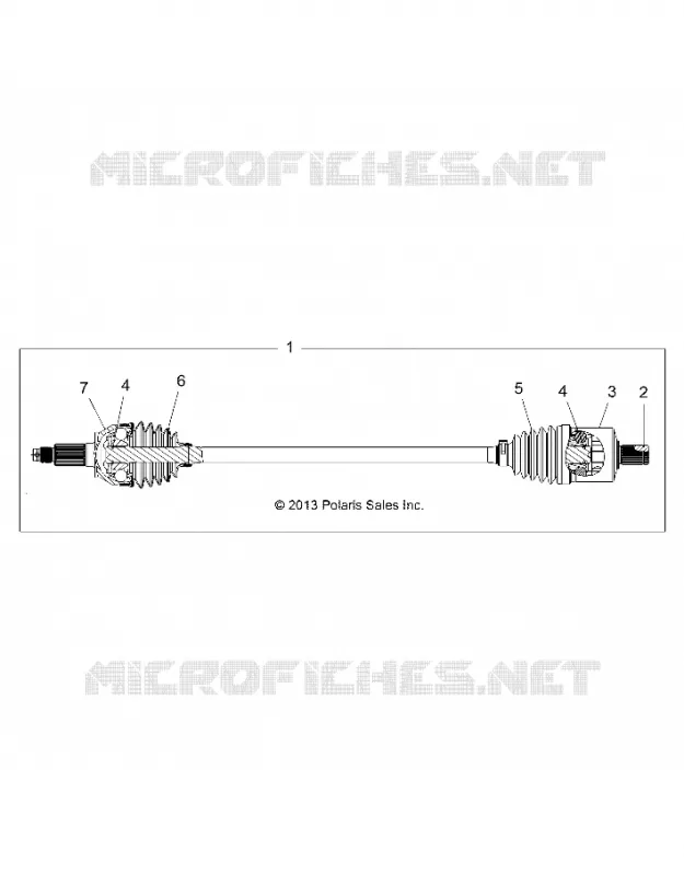 TREN, FRONT HALF SHAFT (OPTIONAL)