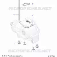 TREN, GEARCASE MOUNTING, FRONT