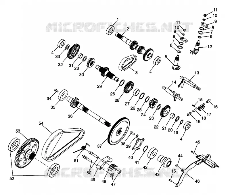 CAJA DE ENGRANAJES (Internal Components)