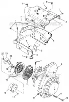 VENTILADOR CAJA   ARRANQUE DE RETROCESO SUPER SPORT 0970761 (4937643764C012)