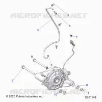 TREN, FRONT GEARCASE MOUNTING