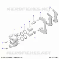 BRAKES, PINZA FRENO TRASEIRA